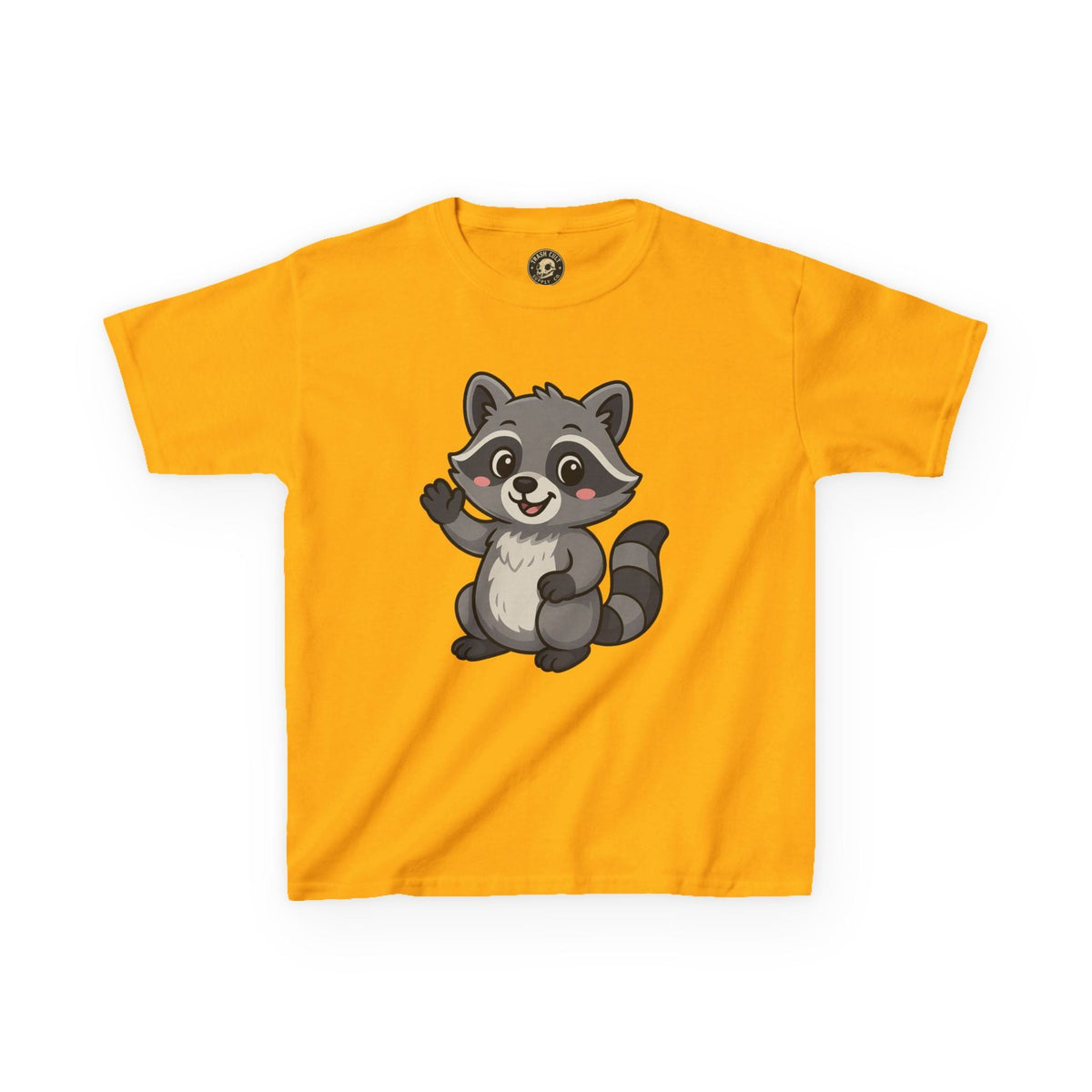 Cute Raccoon Kids T-Shirt, Fun Animal Graphic Tee for Boys and Girls, Birthday Gift, Playful Party Wear, Everyday Casual Shirt, Nature [...]