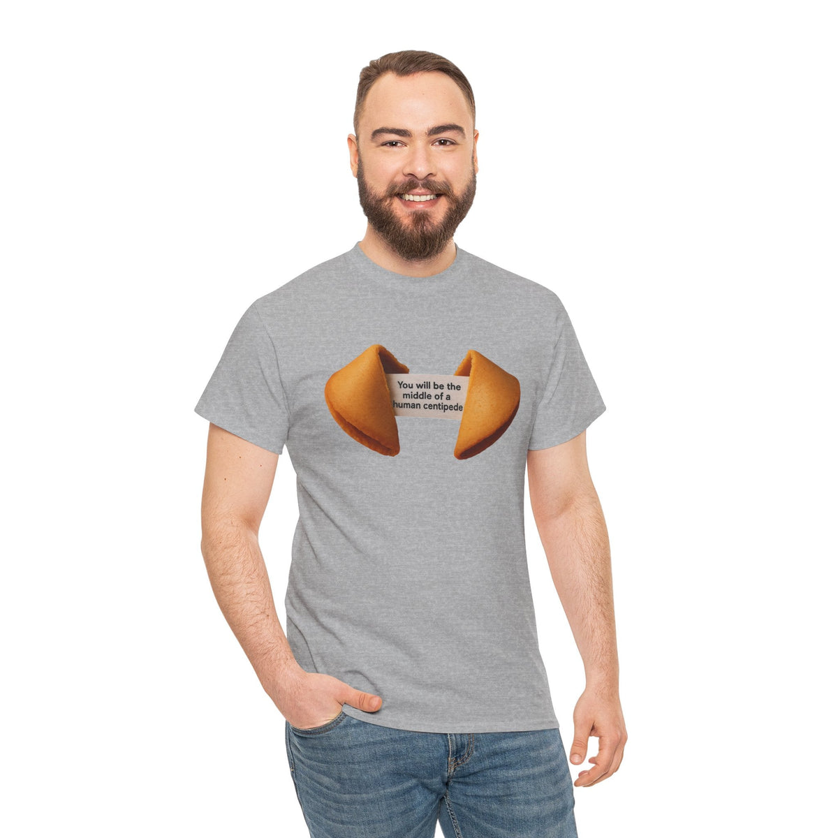 Fortune Cookie Unisex Heavy Cotton Tee - Positive Vibes Shirt