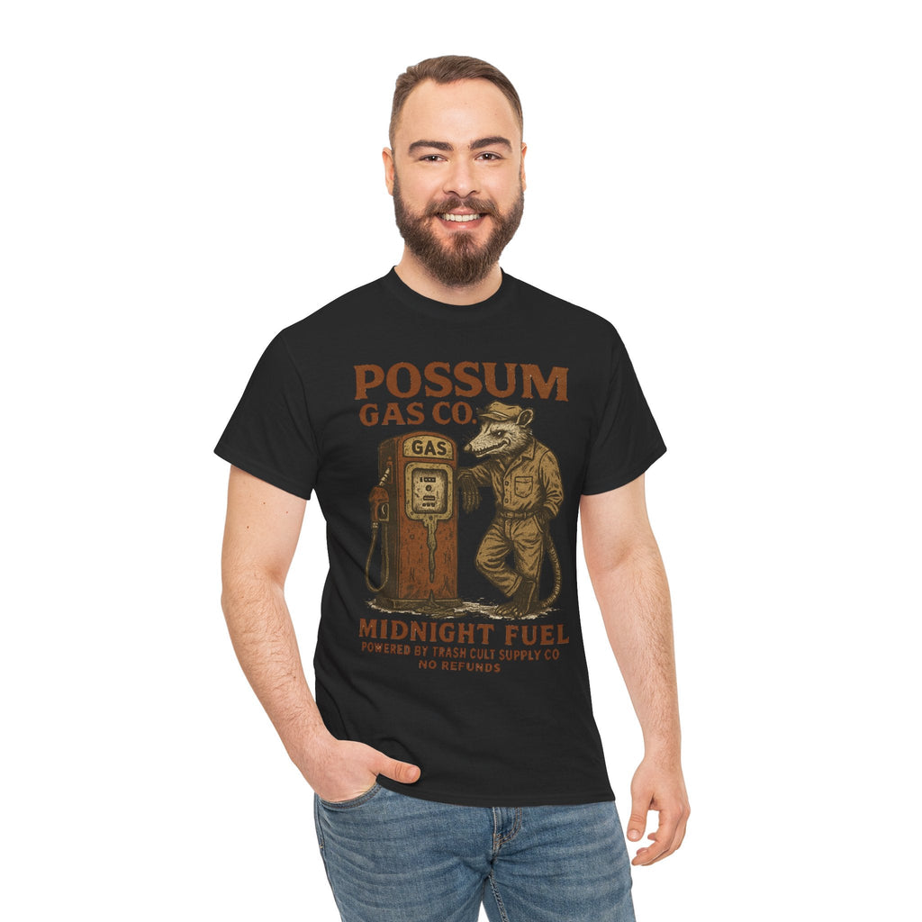 Possum Gas Co. Vintage Feral Mechanic Shirt – Trash Cult Supply Co. – Gildan 5000
