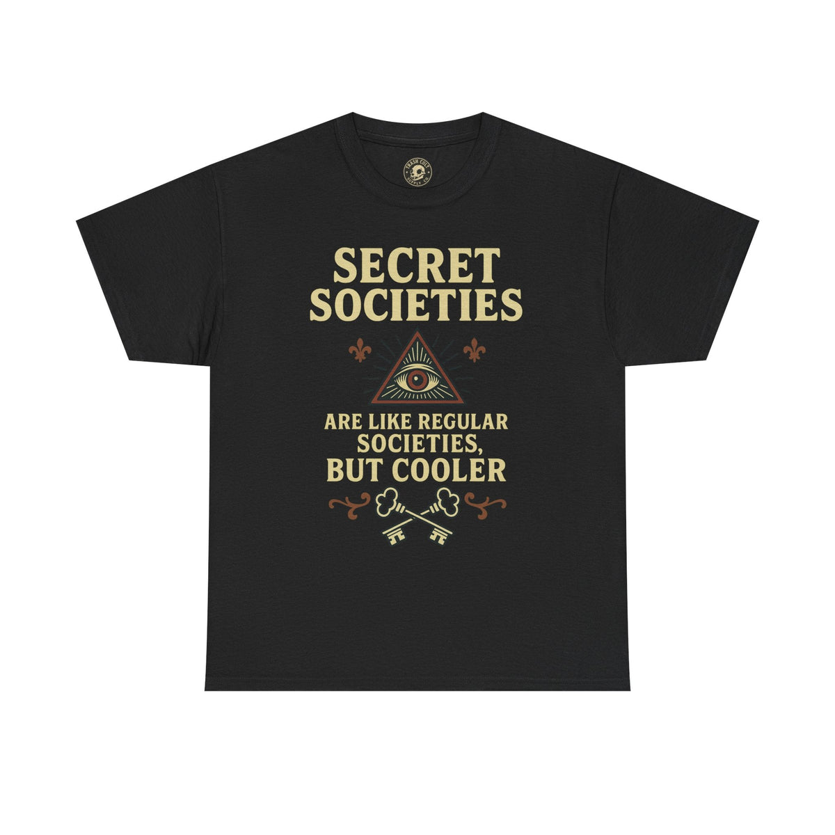 Secret Societies Shirt – Illuminati Eye Graphic Tee – Gildan 5000 Soft Cotton – Trash Cult Vintage Design