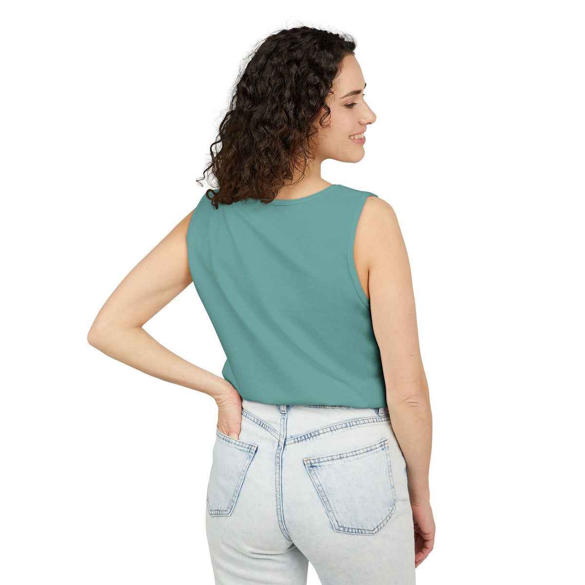 Winch Goblin Graphic Tank Top — Retro Cartoon Mechanic Design