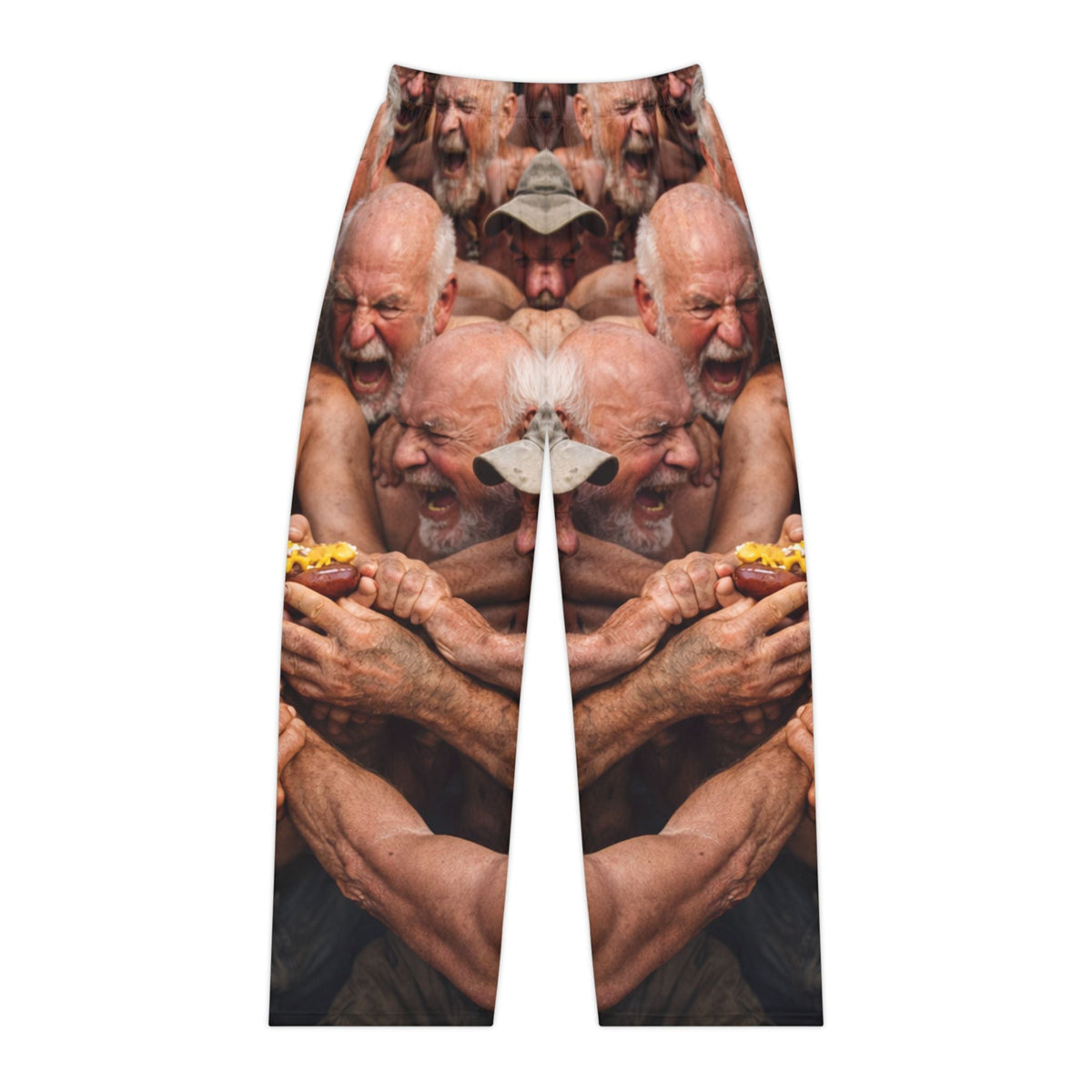 Mustard Madness Pajama Pants – Old Men, One Hot Dog, Zero Dignity