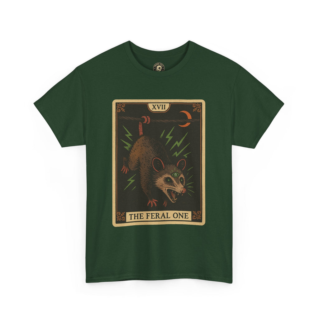 Feral One Graphic Tee - Quirky Unisex T-Shirt, Vintage Inspired, Animal Art, Casual Wear, Gifts for Him/Her