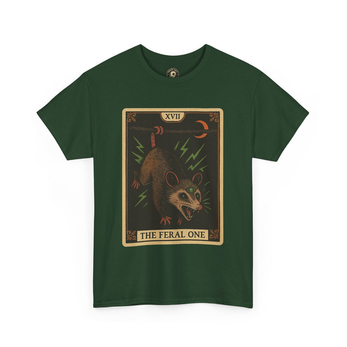 Feral One Graphic Tee - Quirky Unisex T-Shirt, Vintage Inspired, Animal Art, Casual Wear, Gifts for Him/Her