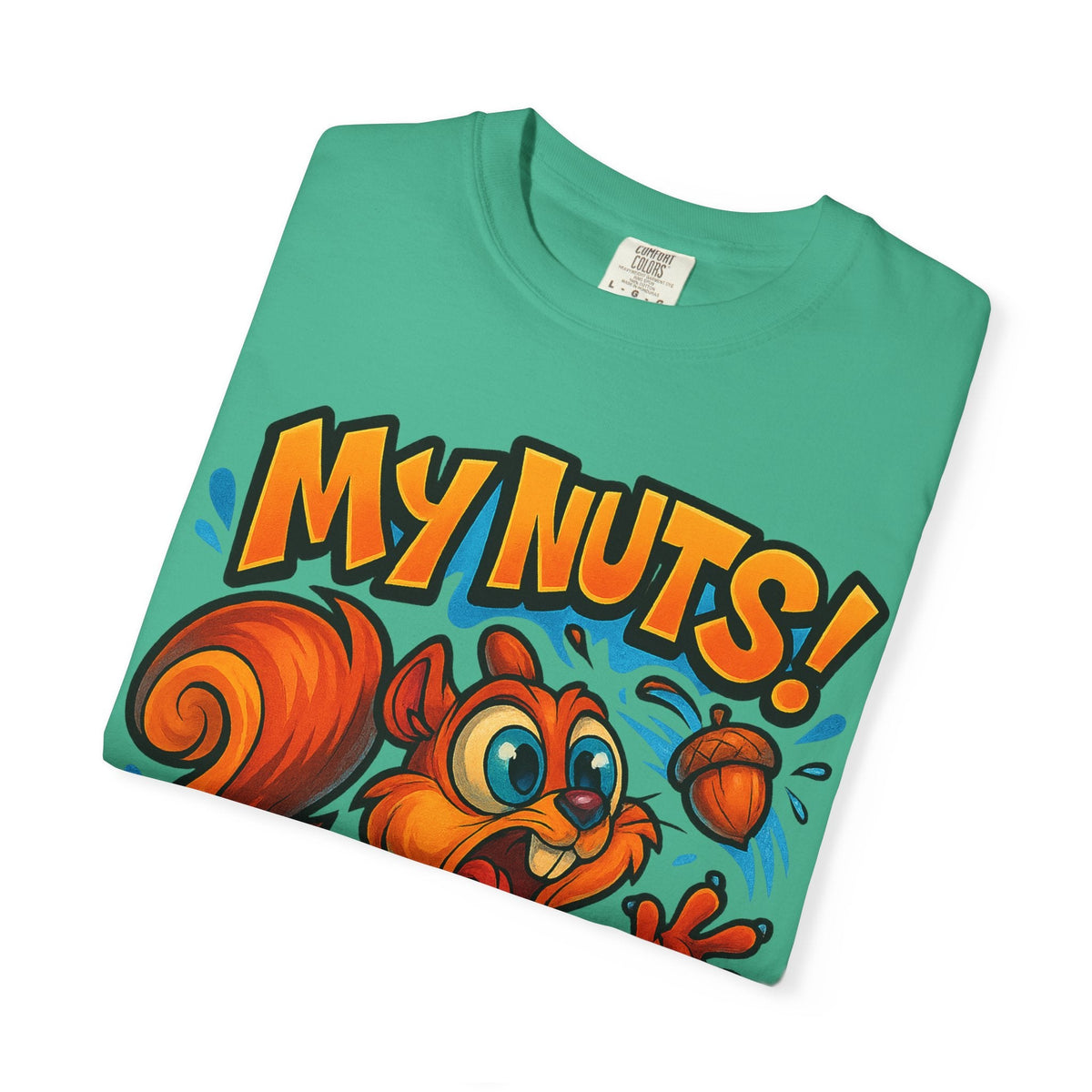My Nuts! Squirrel Shirt – Funny New School Tattoo Style Tee | Gildan 5000