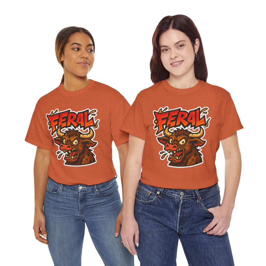 Feral Graphic Tee, Unisex T-Shirt for Animal Lovers, Casual Wear, Birthday Gift, Unique Design, Everyday Style