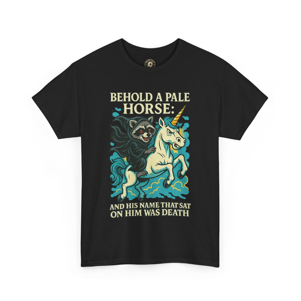 Behold a Pale Horse – Raccoon of Death Shirt | Gildan 5000 Unisex Tee