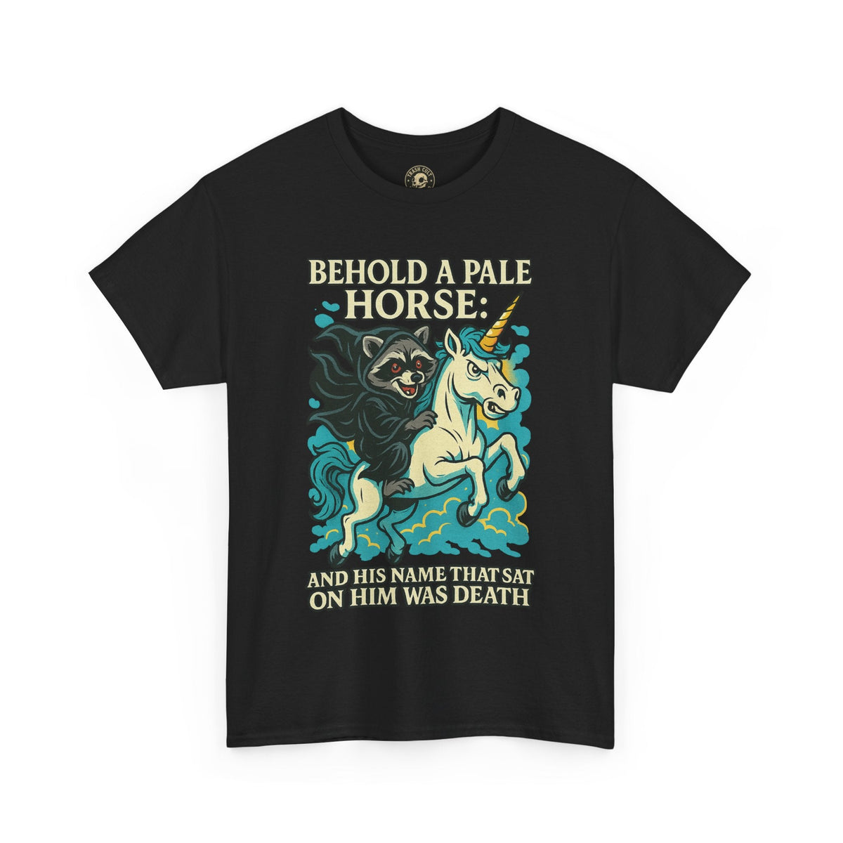 Behold a Pale Horse – Raccoon of Death Shirt | Gildan 5000 Unisex Tee