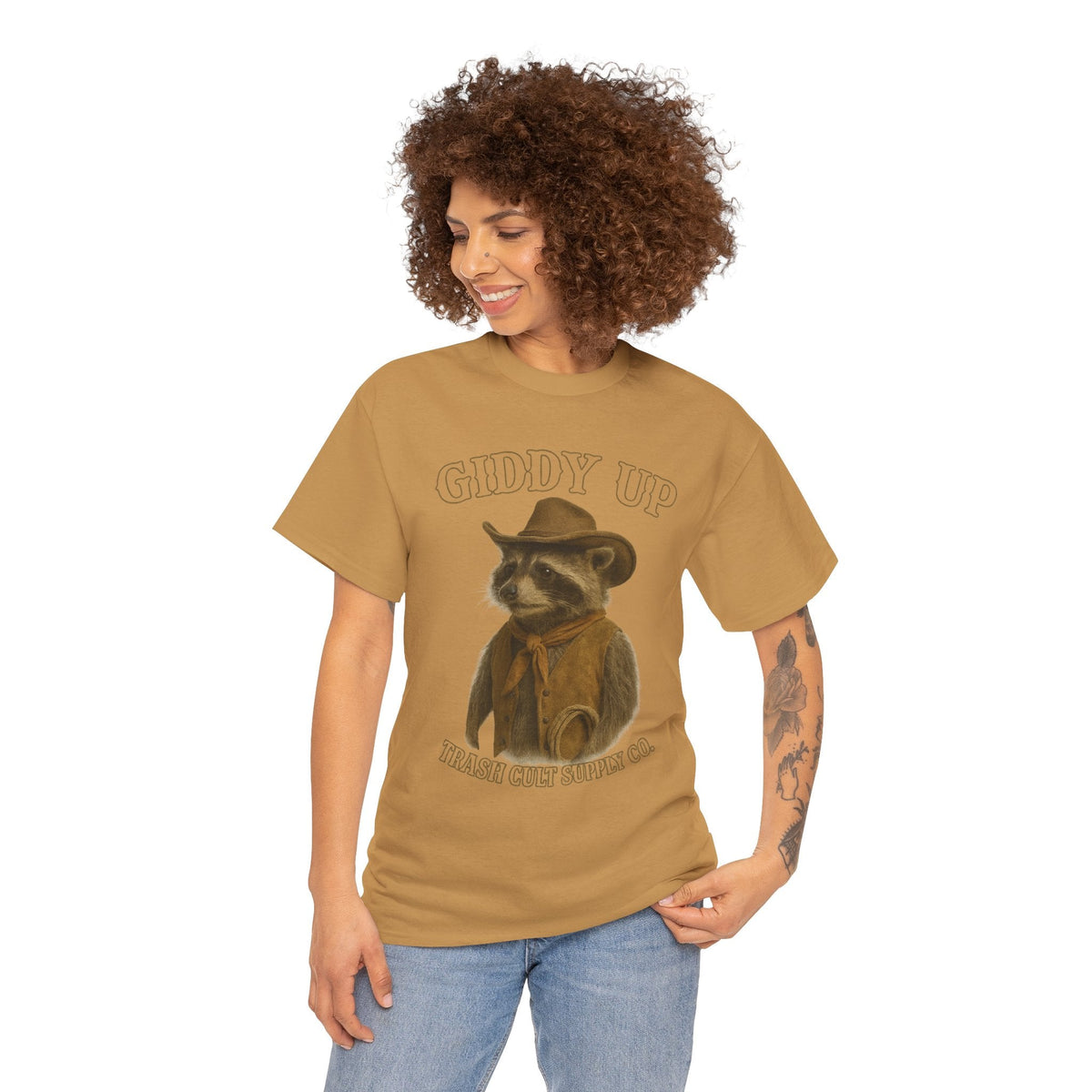 Giddy Up Graphic Tee, Funny Tee, Unisex Cowboy Shirt, Casual Wear, Gift for Him/Her