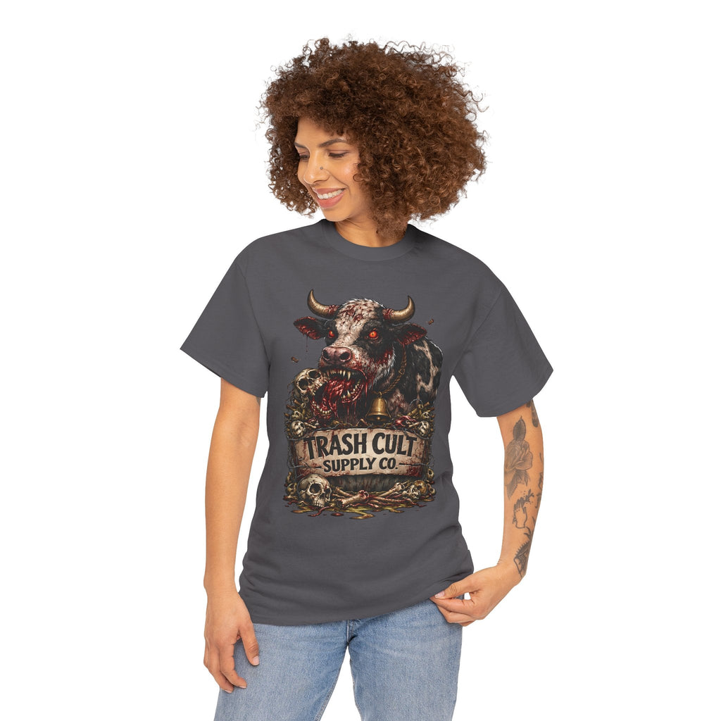 Trash Cult Supply Co. Cow Skull Tee