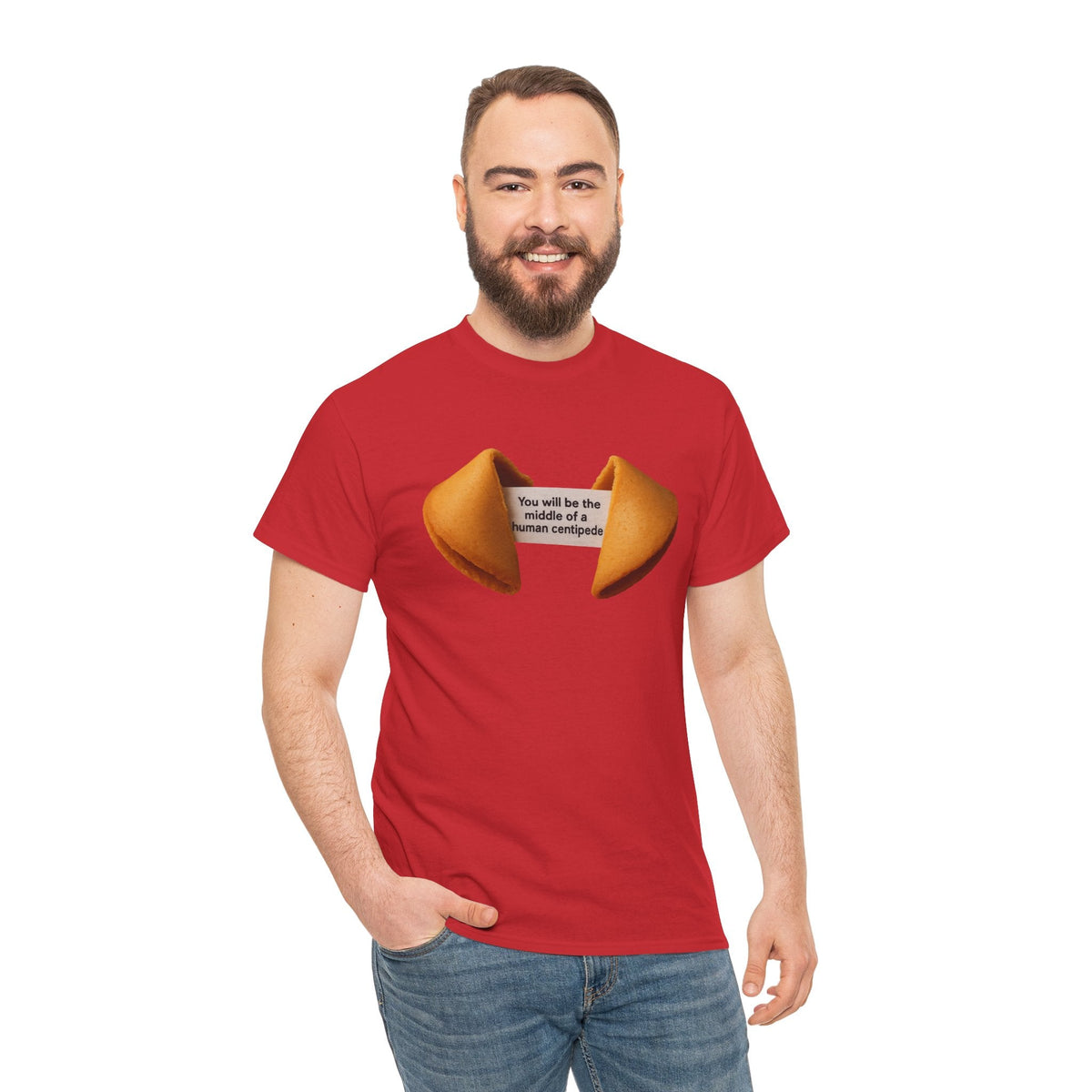 Fortune Cookie Unisex Heavy Cotton Tee - Positive Vibes Shirt