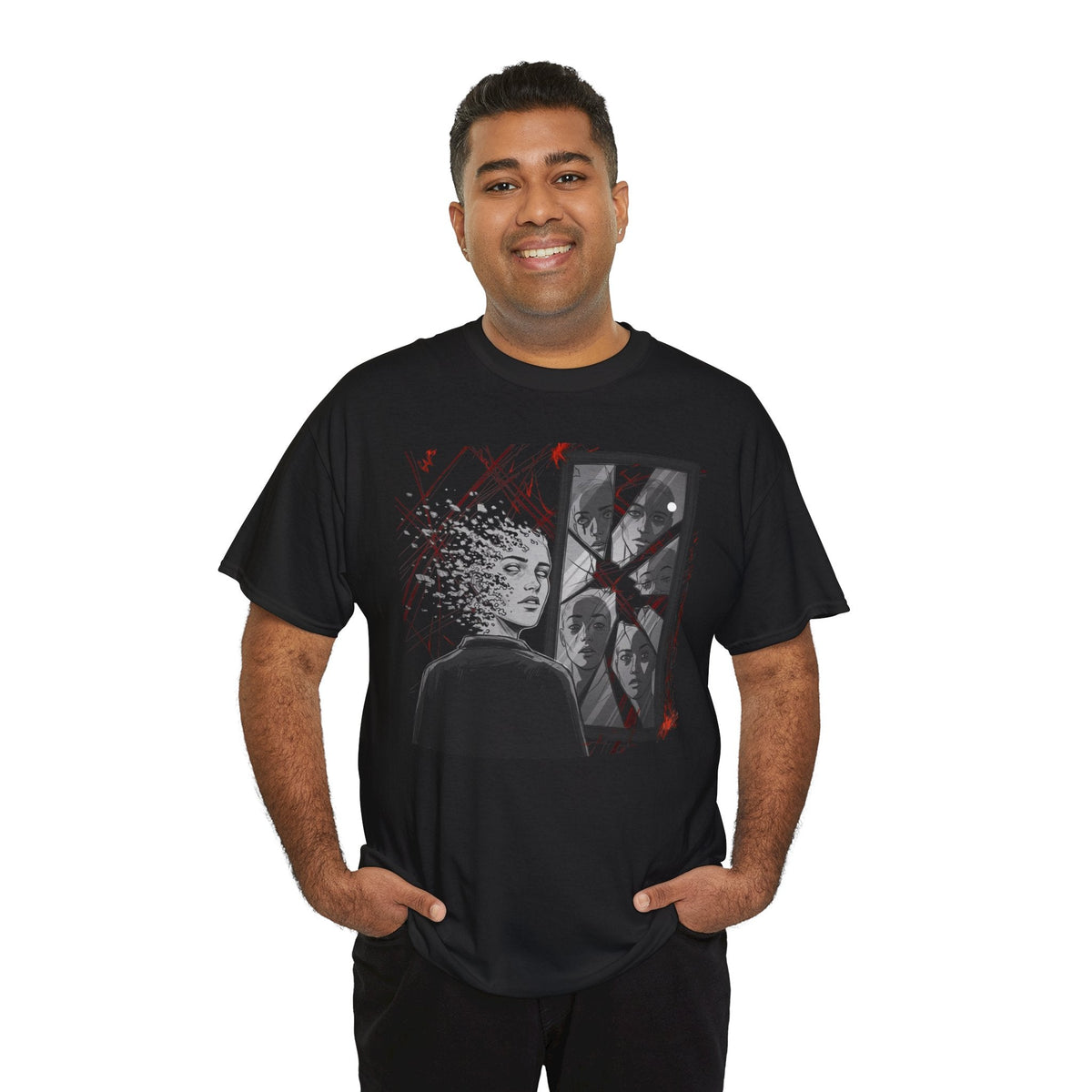 Xian Allen x Trash Cult Shirt – “Don’t Look Too Close” | Surreal Dark Art T-Shirt