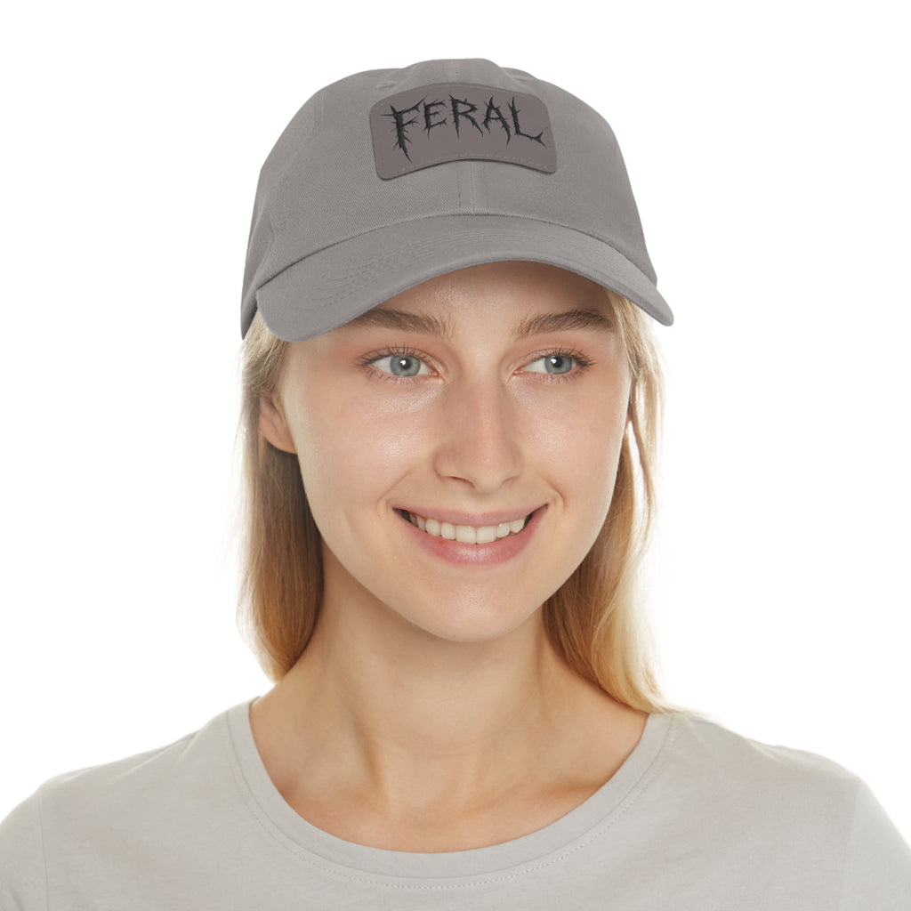 FERAL Embroidered Leather Patch Hat – Trash Cult Supply Co.