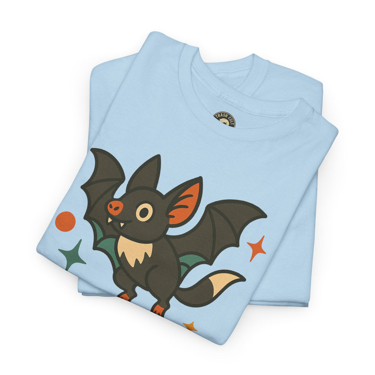 Trash Cult Supply Co. Unisex Heavy Cotton Tee - Fun Graphic Tee for Casual Wear, Perfect Gift for Bat Lovers, Halloween T-Shirt, [...]