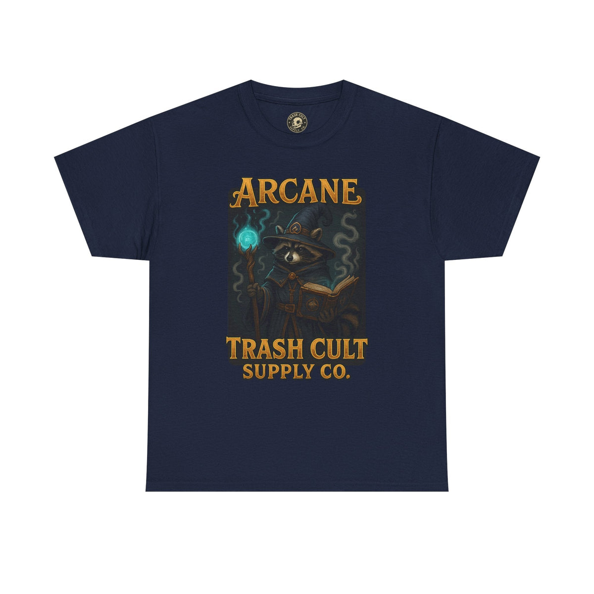 Arcane Trash Cult Unisex Heavy Cotton Tee, Cult Merchandise, Witchy Style, Halloween Tee, Casual Everyday Wear