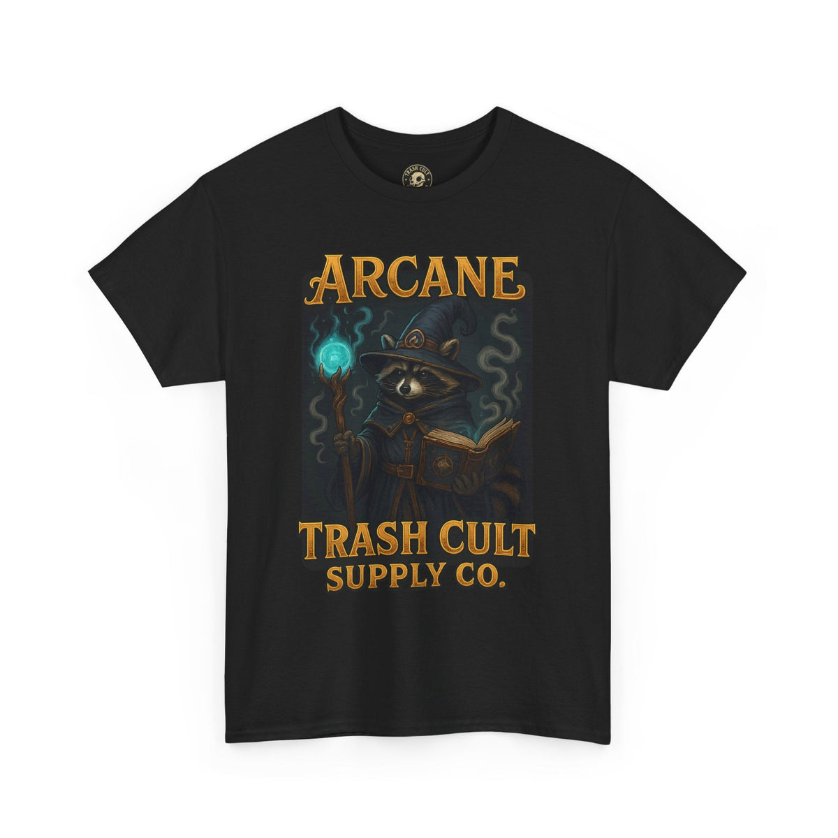Arcane Trash Cult Unisex Heavy Cotton Tee, Cult Merchandise, Witchy Style, Halloween Tee, Casual Everyday Wear