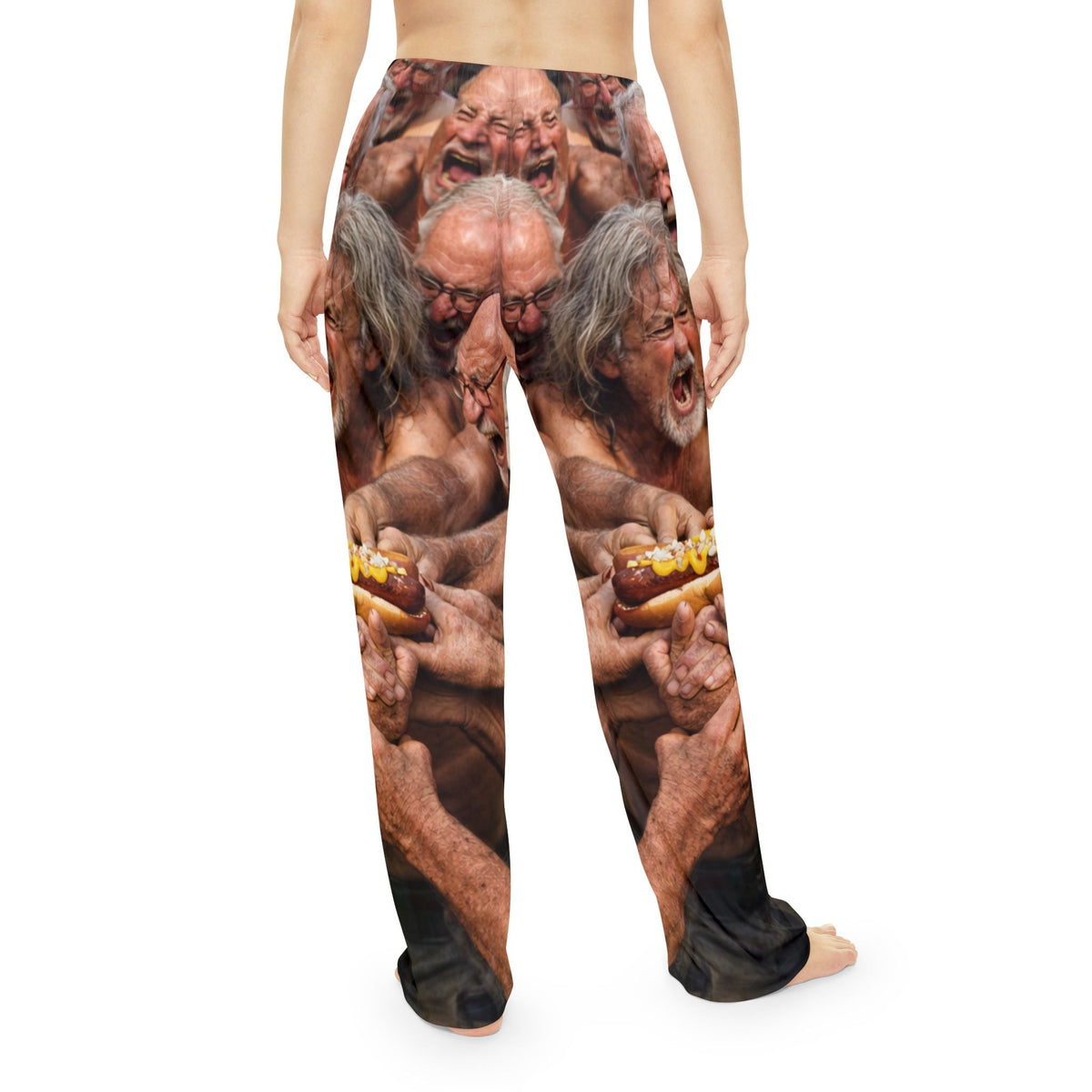 Mustard Madness Pajama Pants – Old Men, One Hot Dog, Zero Dignity