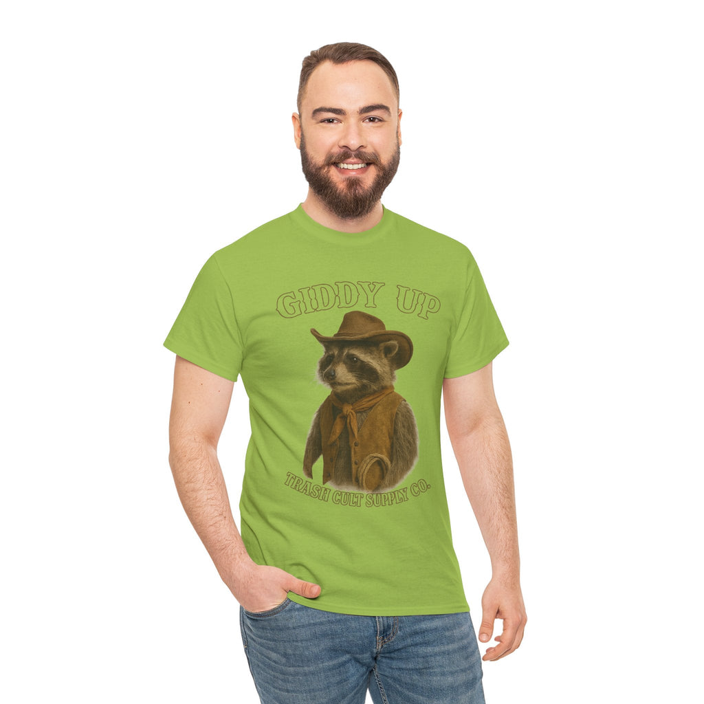 Giddy Up Graphic Tee, Funny Tee, Unisex Cowboy Shirt, Casual Wear, Gift for Him/Her