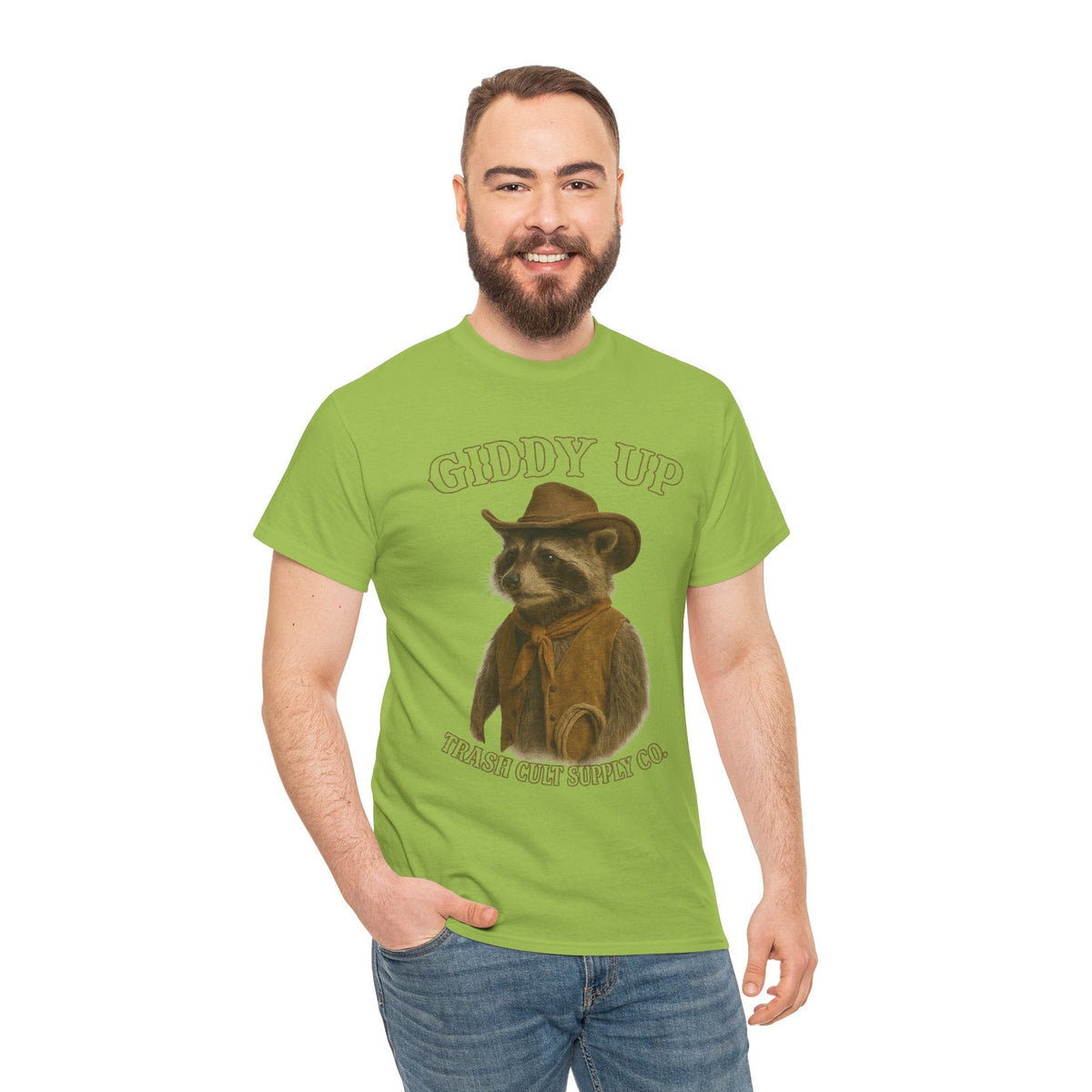 Giddy Up Graphic Tee, Funny Tee, Unisex Cowboy Shirt, Casual Wear, Gift for Him/Her