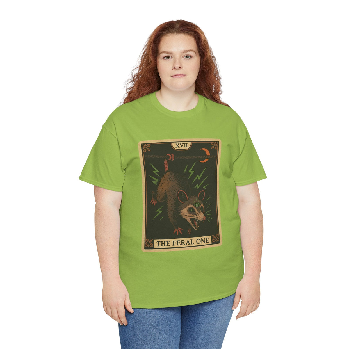 Feral One Graphic Tee - Quirky Unisex T-Shirt, Vintage Inspired, Animal Art, Casual Wear, Gifts for Him/Her