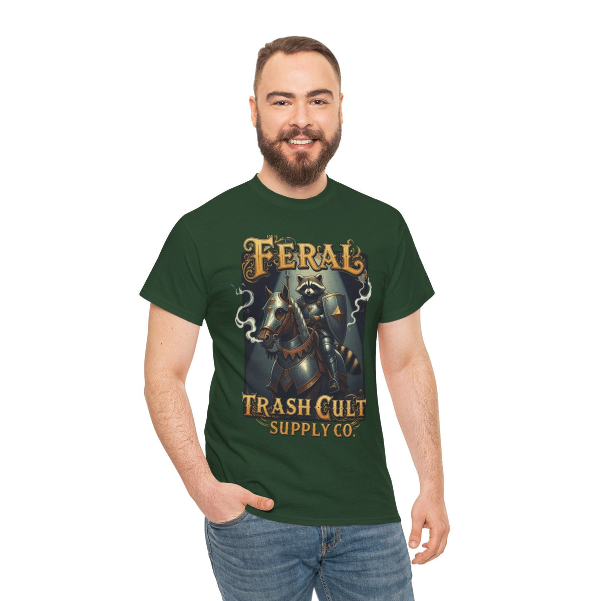 Feral Trash Cult Tee, Unisex Graphic Tee, Cool T-Shirt, Unique Funny Apparel, Gift for Eco Warriors, Casual Wear, Festival Clothing