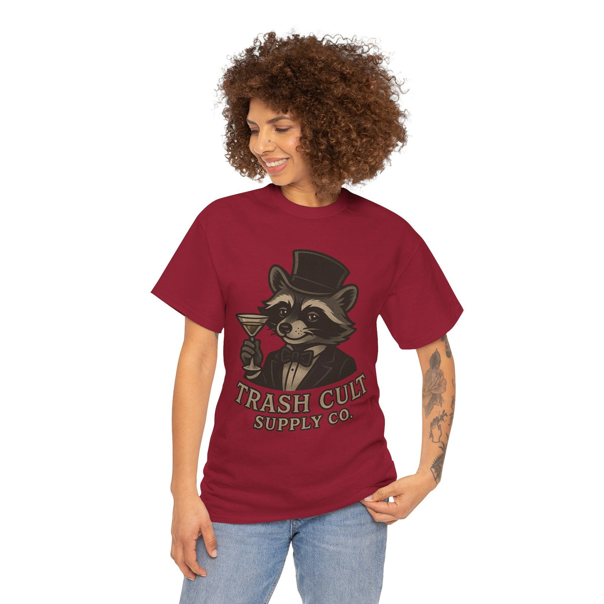 Playboy Raccoon Neo-Traditional Tattoo Shirt – Trash Cult Supply Co.