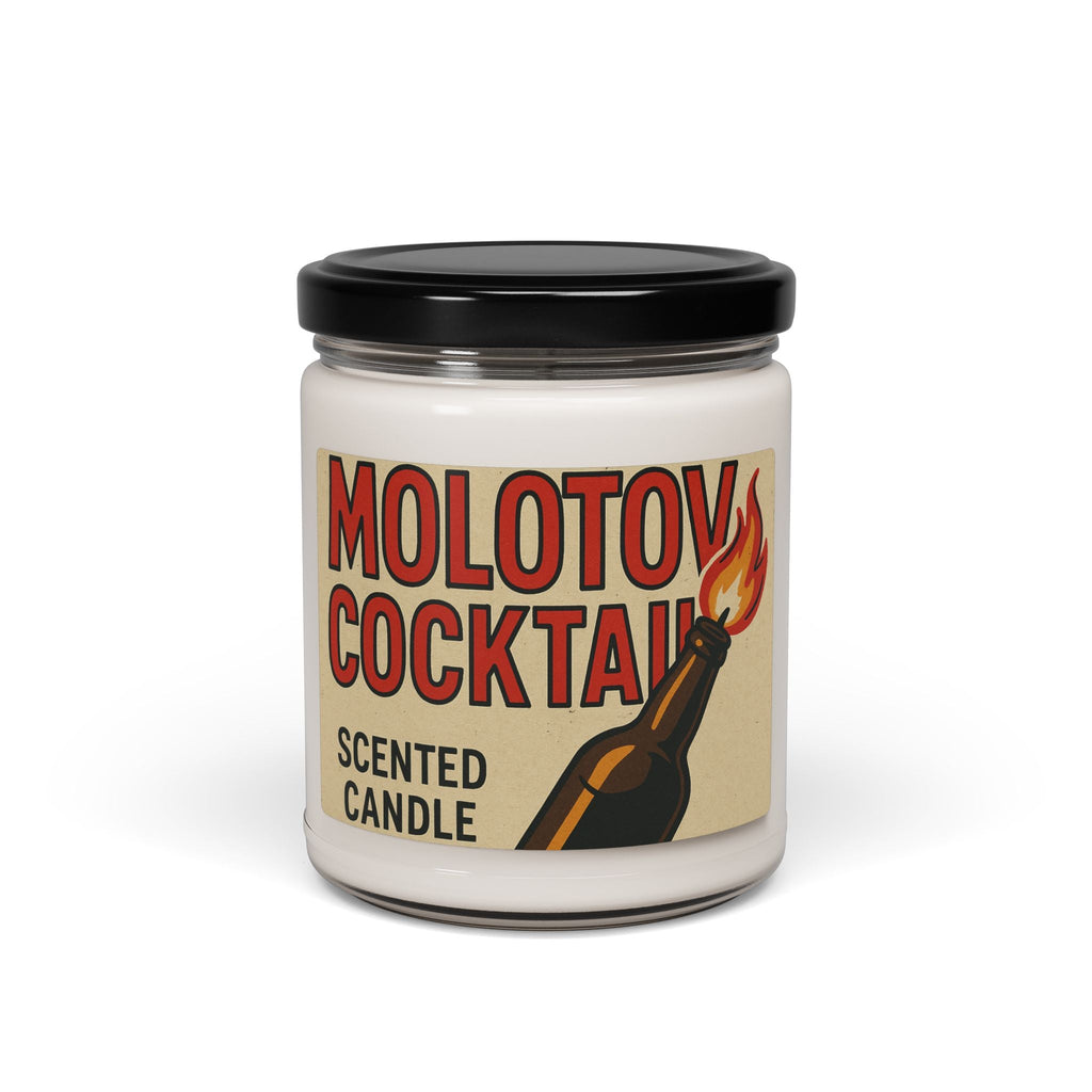 Molotov Cocktail Scented Soy Candle | Unique Home Decor, Gift for Friends, Relaxing Aromas, Candle Lover's Gift, Party Favor