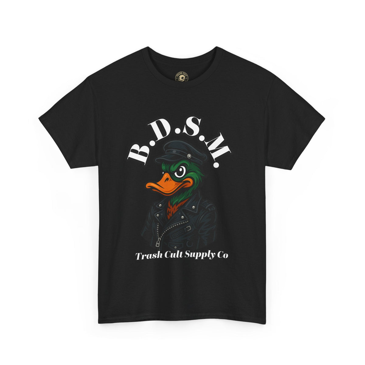 BDSM Mallard Duck Biker Shirt – Funny Biker Duck Tee on Gildan 5000