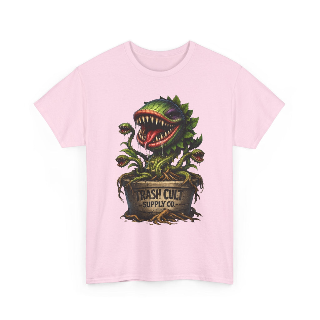 Carnivorous Plant Graphic Tee — "Trash Cult Supply Co." Potted Monster Shirt