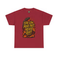 Stay Low Move Fast Never Quit Shirt – Firefighter Gildan 5000 Tee