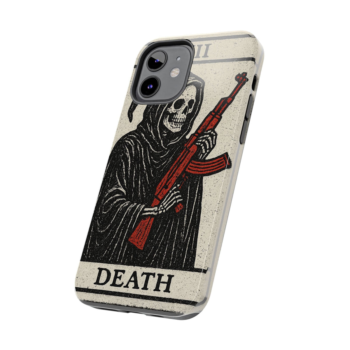 Grim Reaper Phone Case, Tough Phone Case for Gamers, Unique Smartphone Accessories, Halloween Decor, Death-Inspired Gift