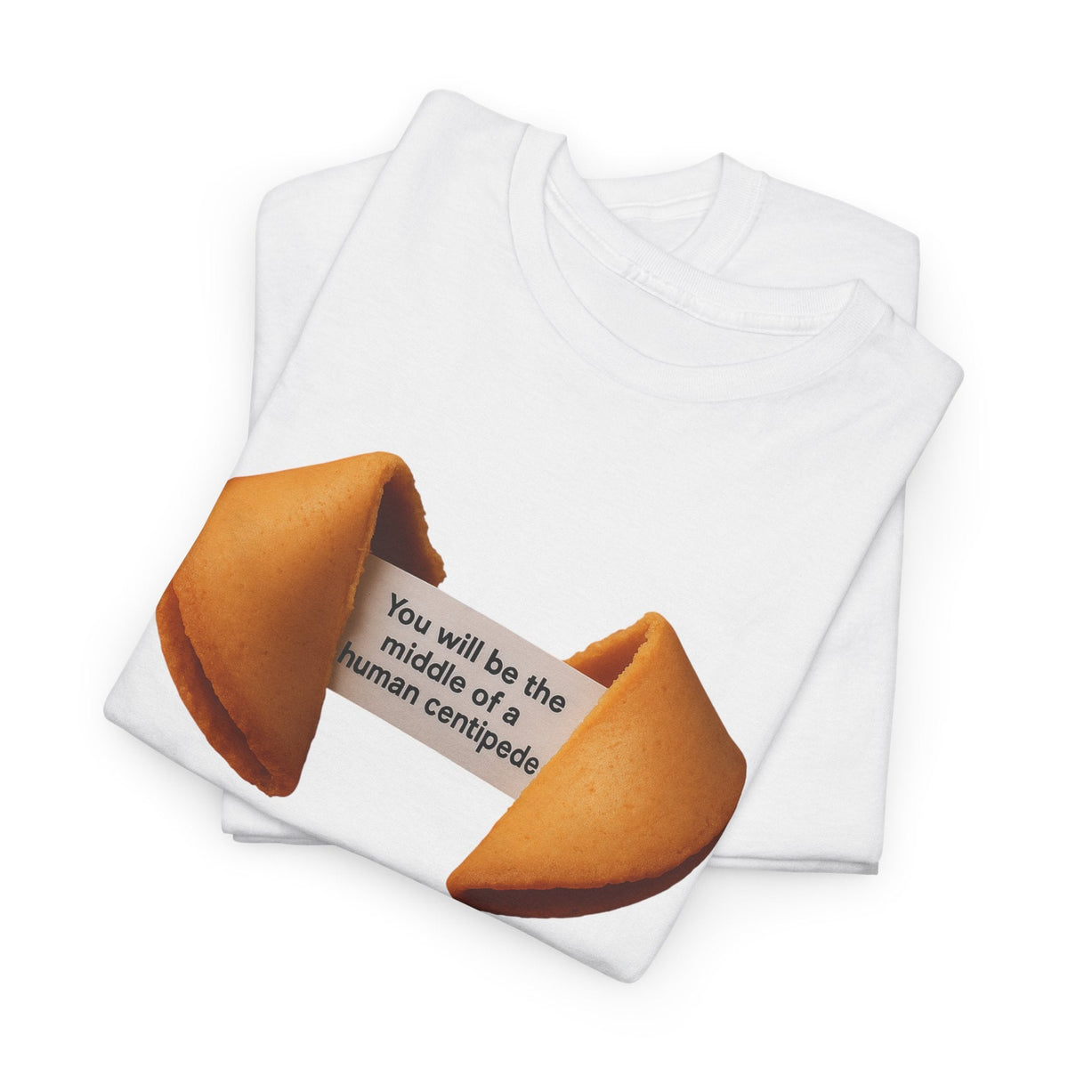 Fortune Cookie Unisex Heavy Cotton Tee - Positive Vibes Shirt