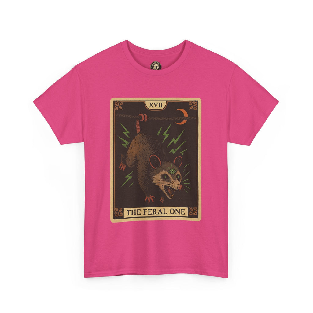 Feral One Graphic Tee - Quirky Unisex T-Shirt, Vintage Inspired, Animal Art, Casual Wear, Gifts for Him/Her
