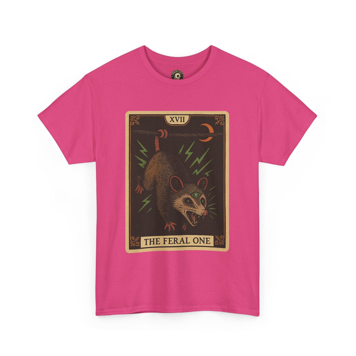 Feral One Graphic Tee - Quirky Unisex T-Shirt, Vintage Inspired, Animal Art, Casual Wear, Gifts for Him/Her
