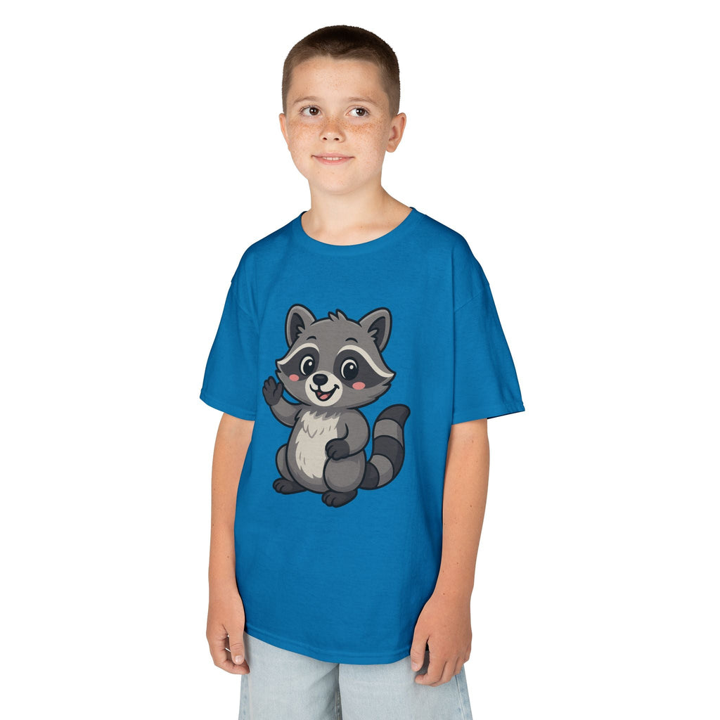Cute Raccoon Kids T-Shirt, Fun Animal Graphic Tee for Boys and Girls, Birthday Gift, Playful Party Wear, Everyday Casual Shirt, Nature [...]