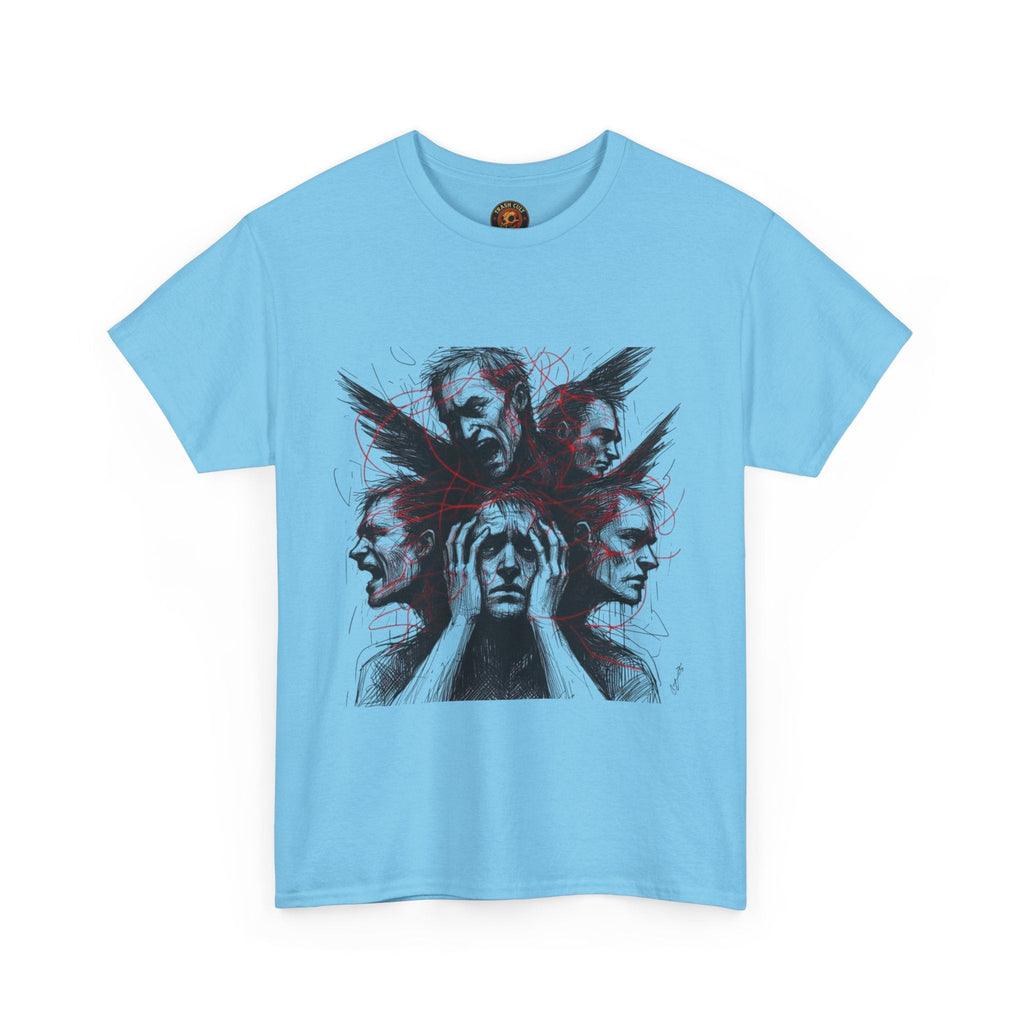 Xian Allen x Trash Cult Shirt – “Loud Inside My Head” | Dark Illustrative Art Tee