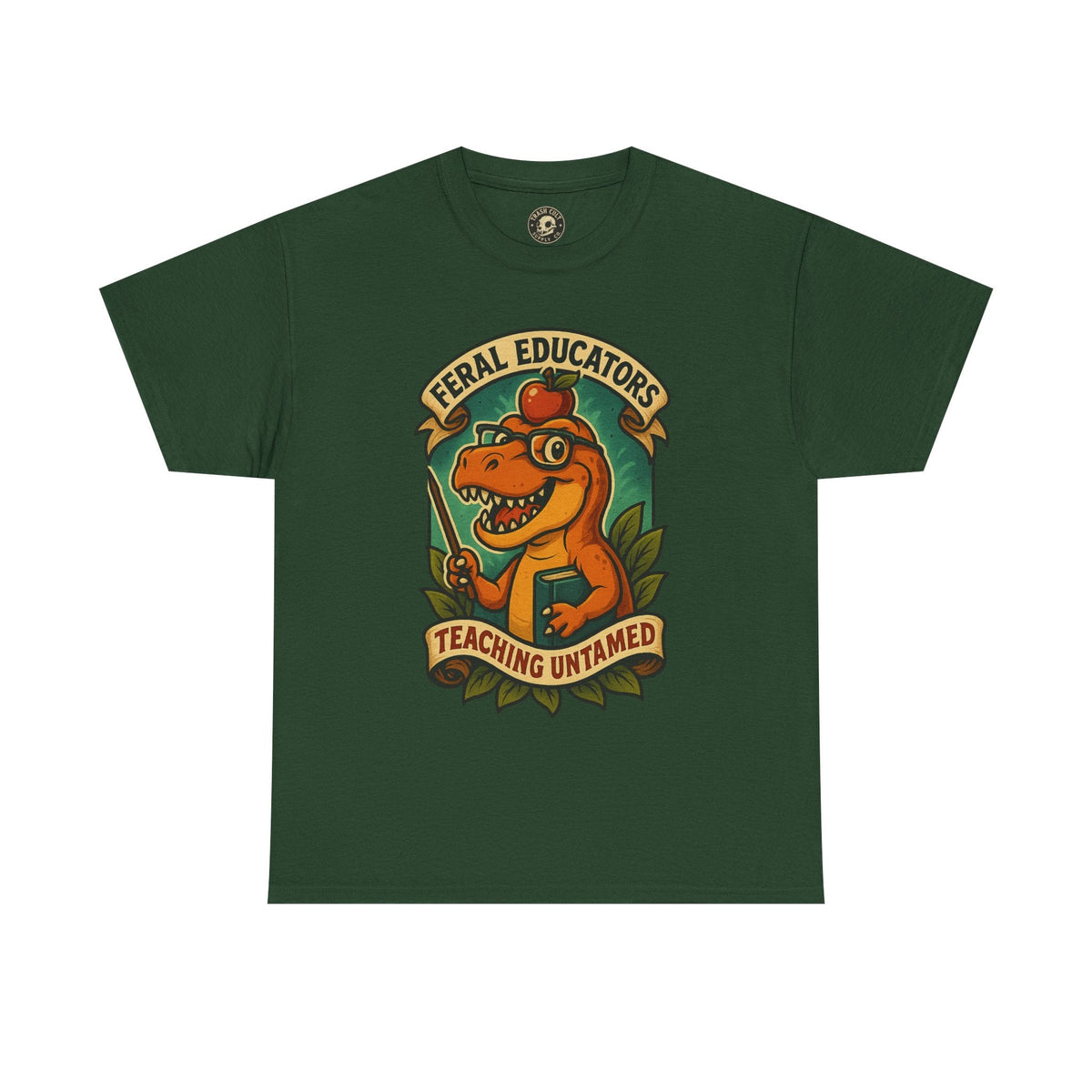Feral Educators Tee, Fun Teacher Shirt, Unisex Cotton Tee, Gift for Educators, Classroom Apparel, Teacher Appreciation Day