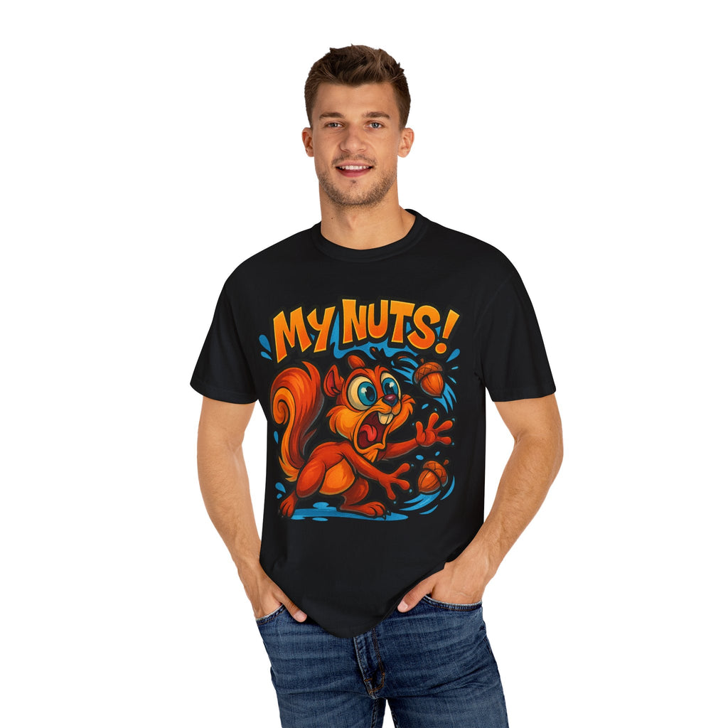 My Nuts! Squirrel Shirt – Funny New School Tattoo Style Tee | Gildan 5000