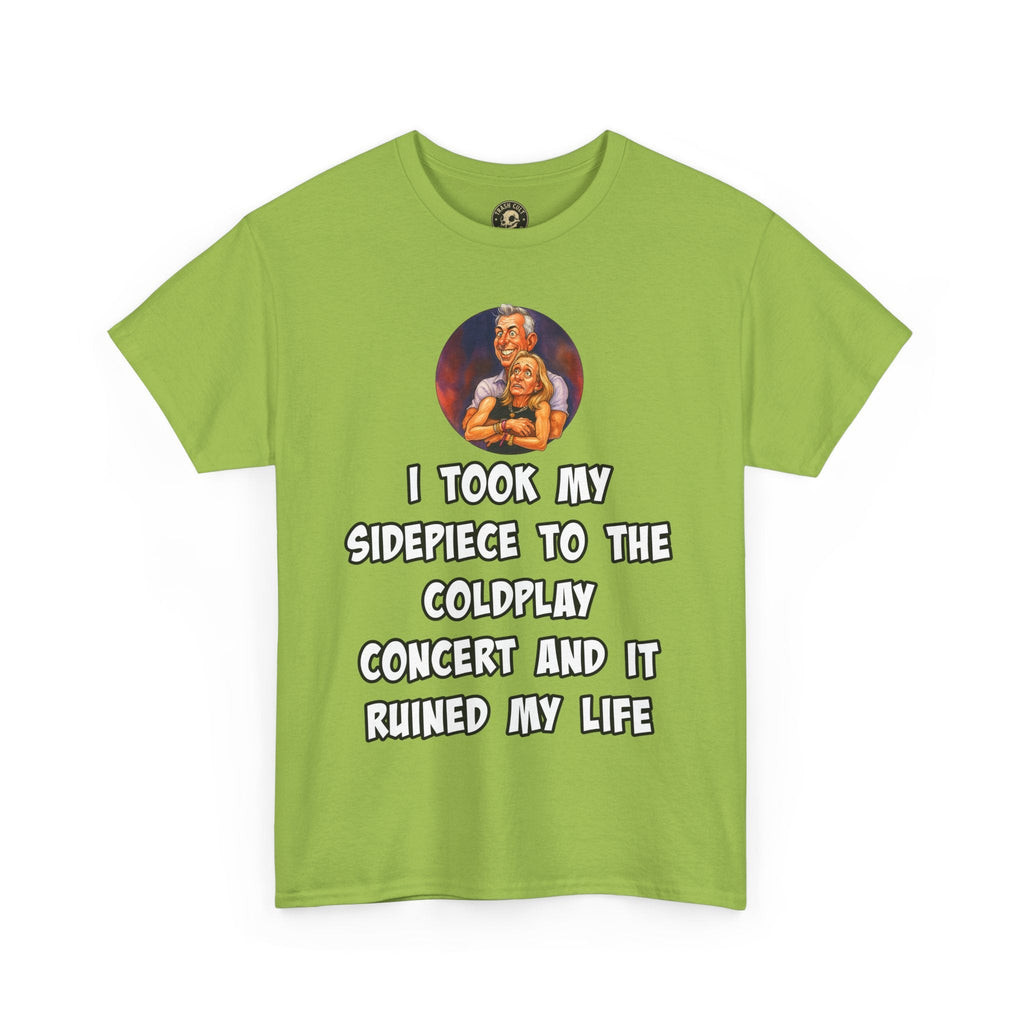 Funny CEO Concert Shirt – “I Took My Sidepiece to the Coldplay Concert” Meme Tee – Gildan 5000