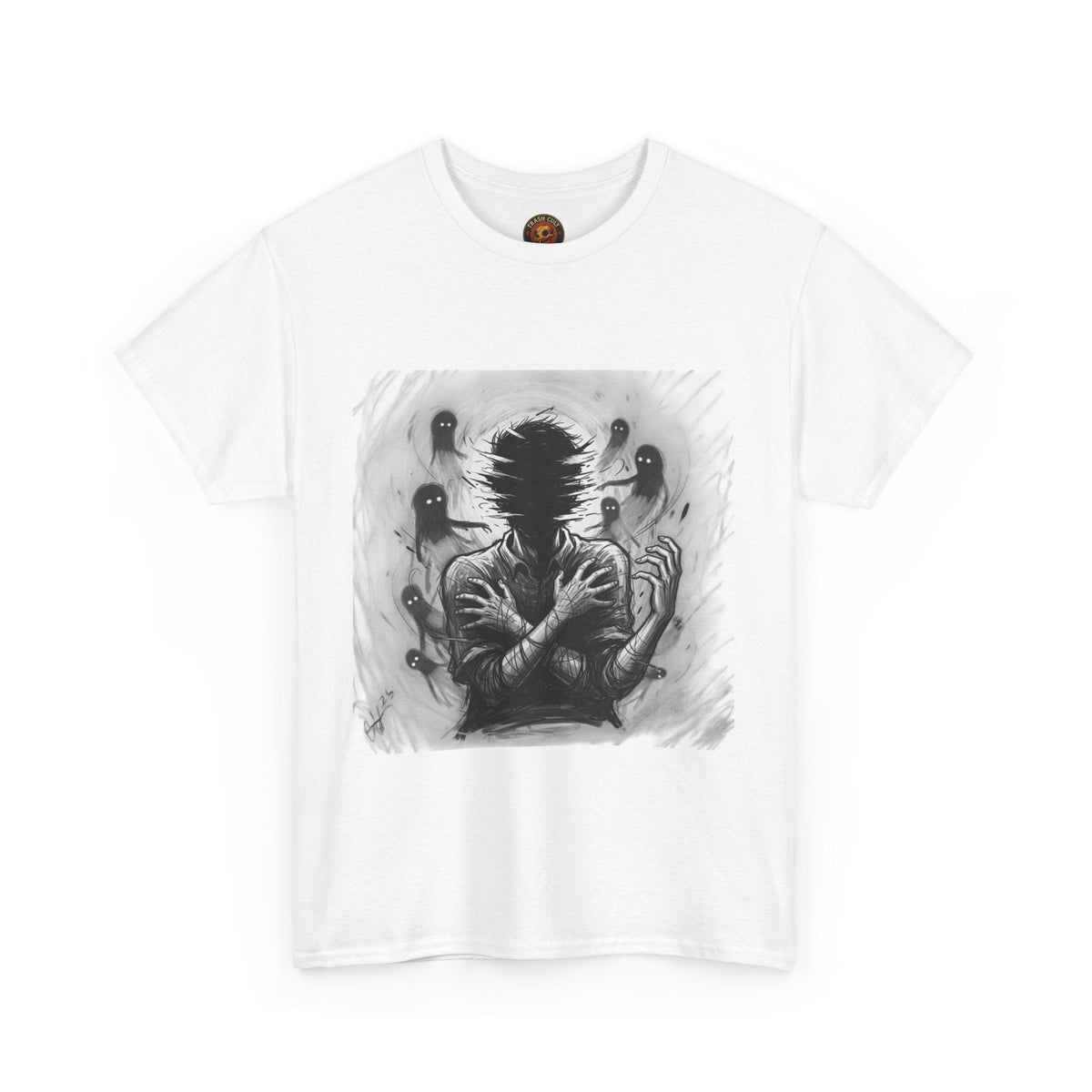 Xian Allen x Trash Cult Shirt – “Don’t Let Them In” | Ghost Spiral Emotional Horror Tee