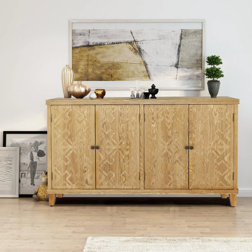 59" Vintage Corner Cabinet
