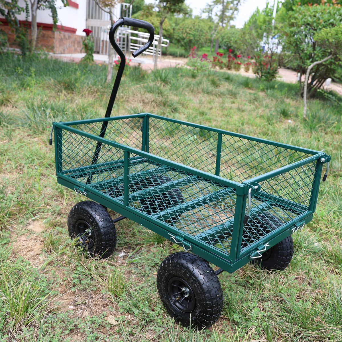 Wagon Cart Garden Cart for Firewood Transport