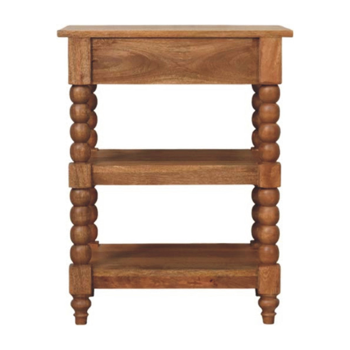 Solid Wood Barley Twist Side Table
