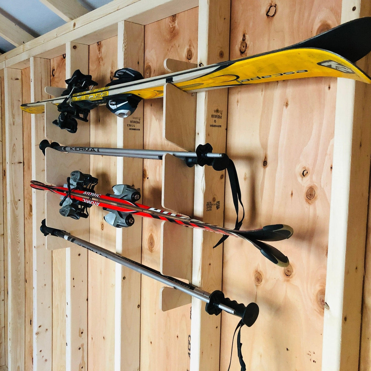 Snow & Water Ski Storage Rack